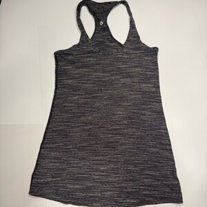 Lululemon Athletica Black charcoal Racerback Tank Top